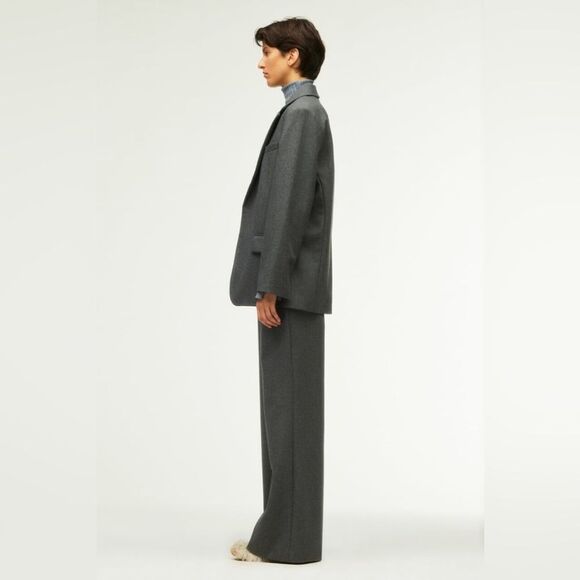 NWT Zara Limited Edition Wool Blazer in Dark Grey - Picture 3 of 9